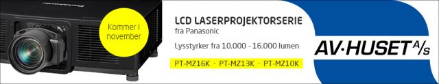 Ny LCD laserprojektorserie med lysstyrker fra 10-16.000 lumen