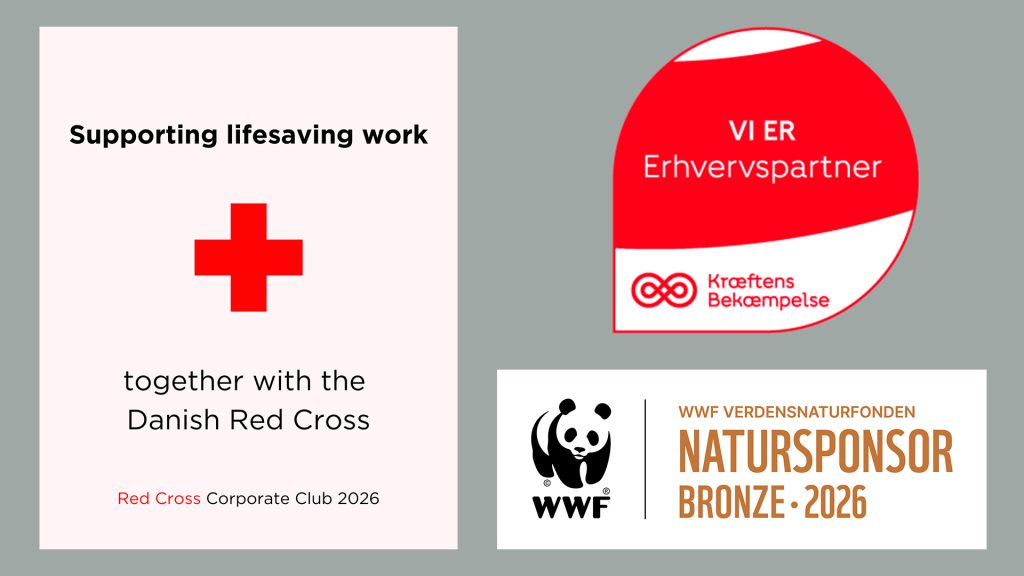 Logo: Danish Red Cross, Cancer Society of Denmark and WWF